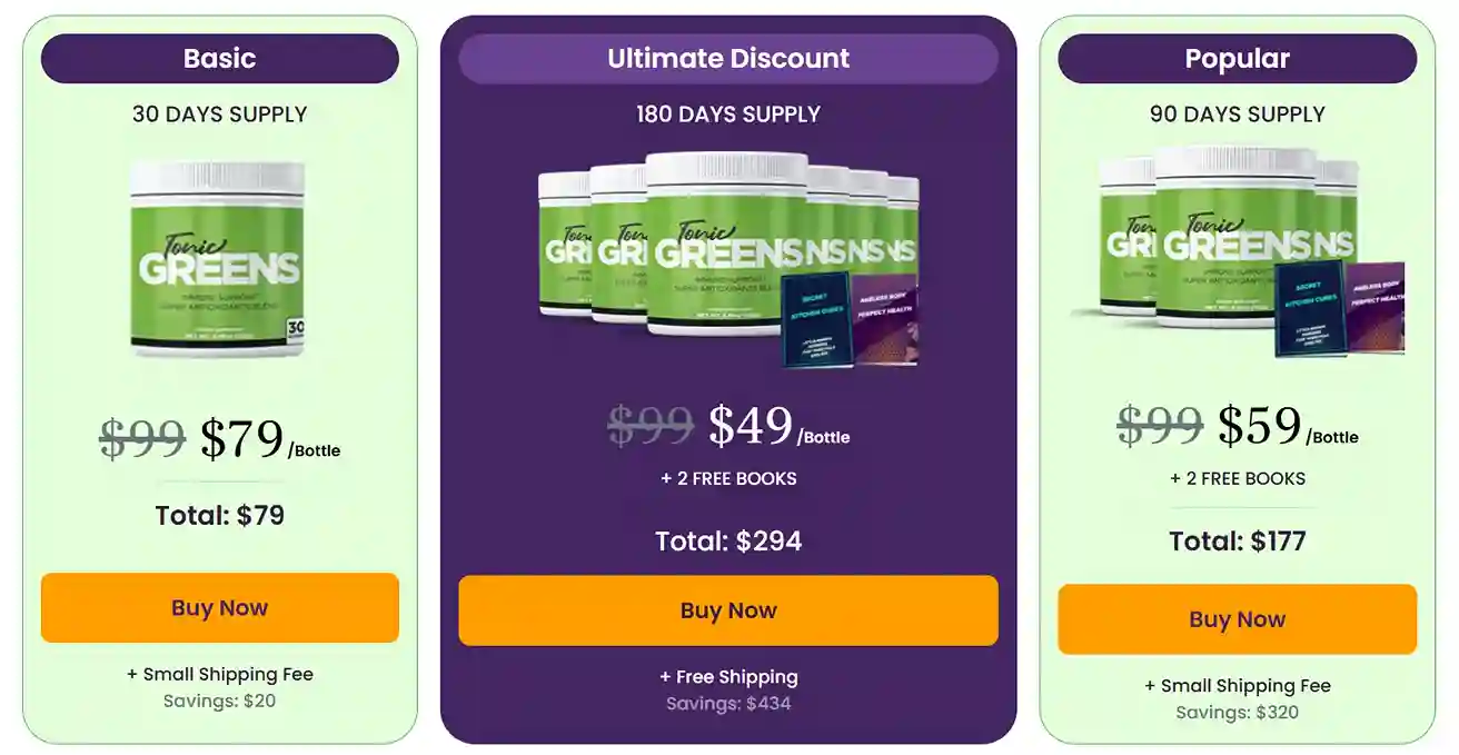TonicGreens price